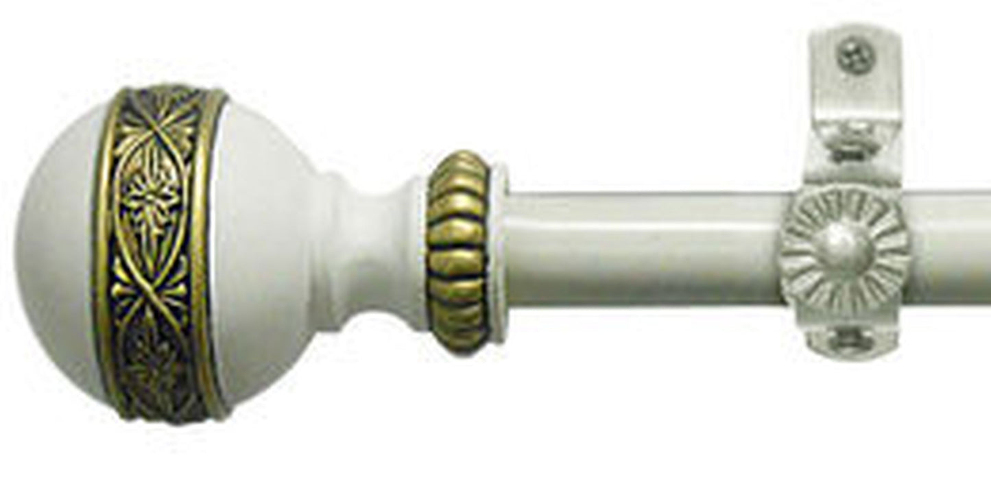 Traditional Elegance Decorative Rod & Finial Abrazo 66-120