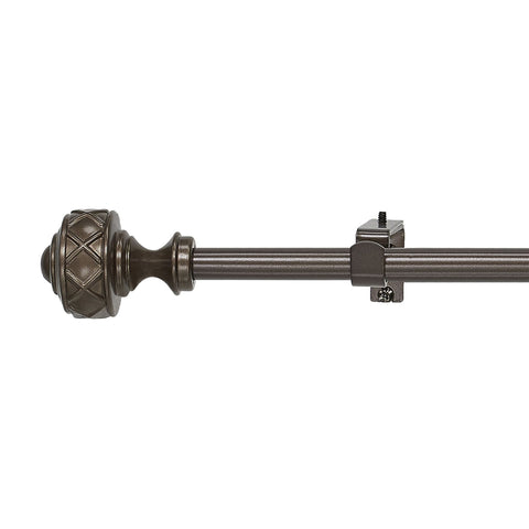 Traditional Elegance Decorative Rod & Finial Trellis 28-48