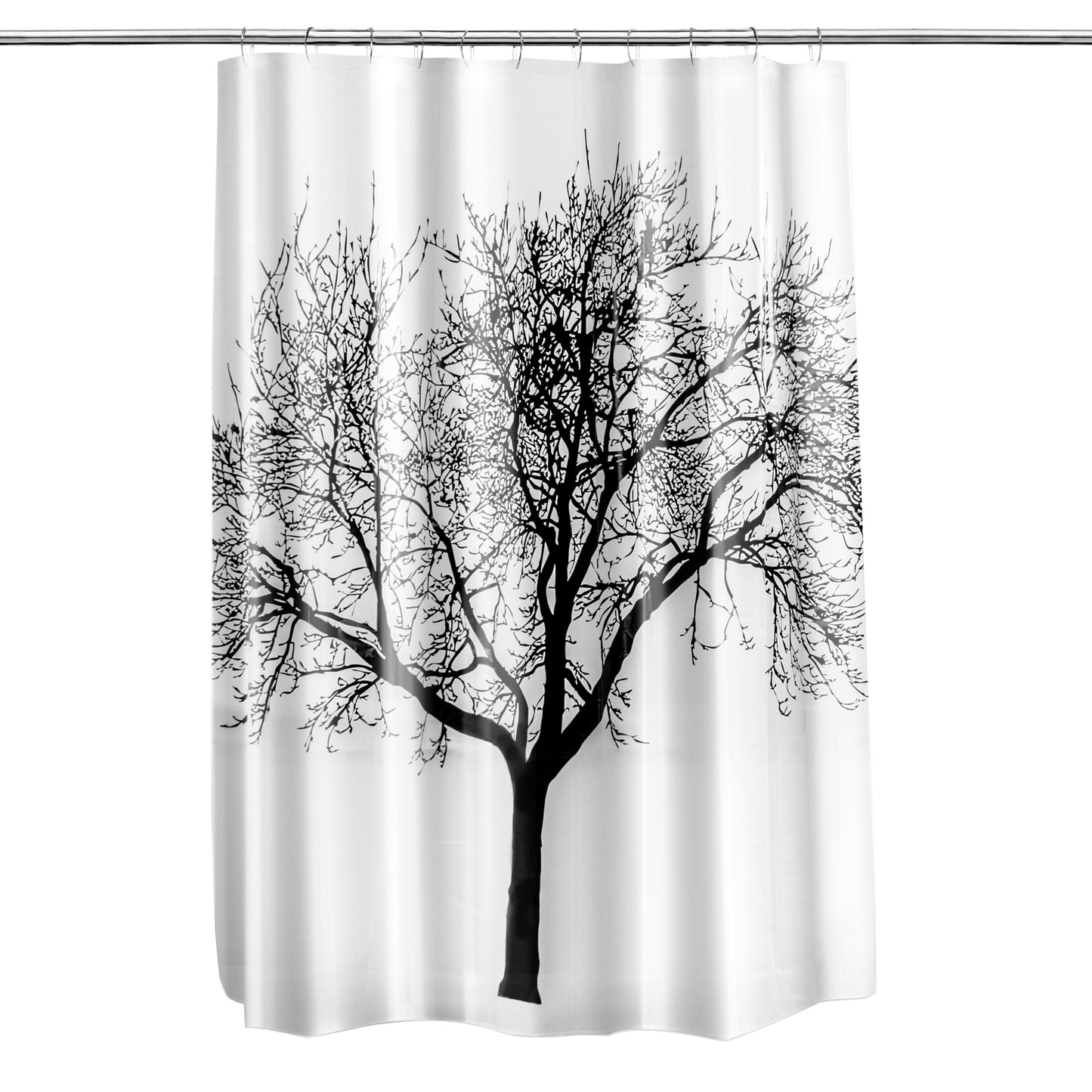 Royal Bath Tree of Life PEVA Non-Toxic Shower Curtain (70" x 72") - Black