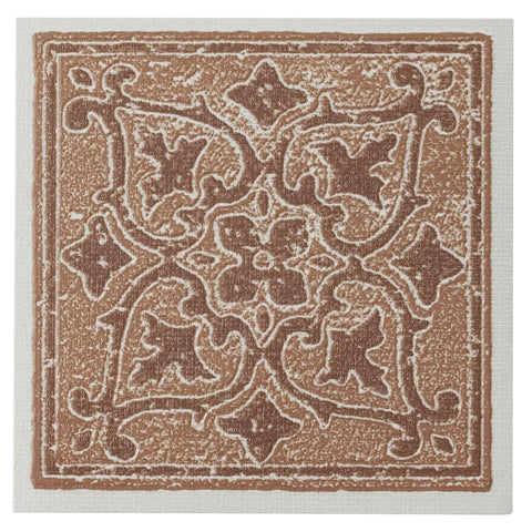 Traditional Elegance Madison Accent Terra 4x4 Self Adhesive Vinyl Wall Tile - 27 Tiles/3 sq. Ft.