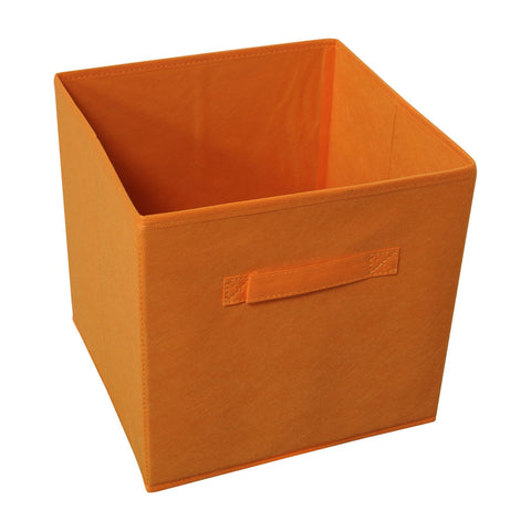 Traditional Elegance Collapsible Storage Bins - Orange - 4 Bins Per Pack