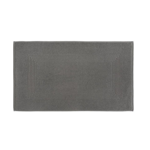 Royal Bath 600-Gram Long Twist Cotton Bath Mat (20" x 34") - Grey