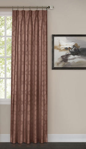 Traditional Elegance Yarmouth Pinch Pleat Window Curtain Panel 34x84