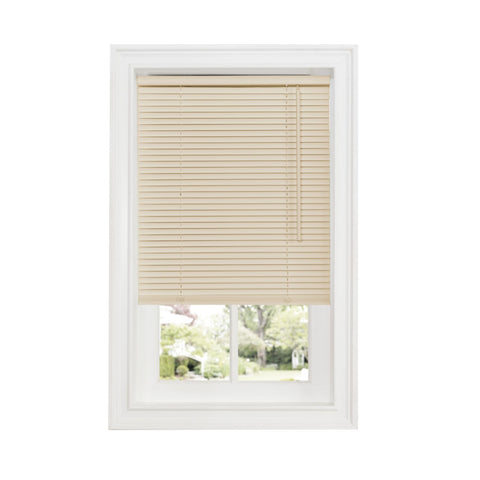 Traditional Elegance Cordless Anochecer Collection 1" Room Darkening Mini Blind 33x64 Alabaster