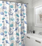 Royal Bath Spirit of the Sea Canvas Fabric Shower Curtain (70" x 72") - Cape May Blue