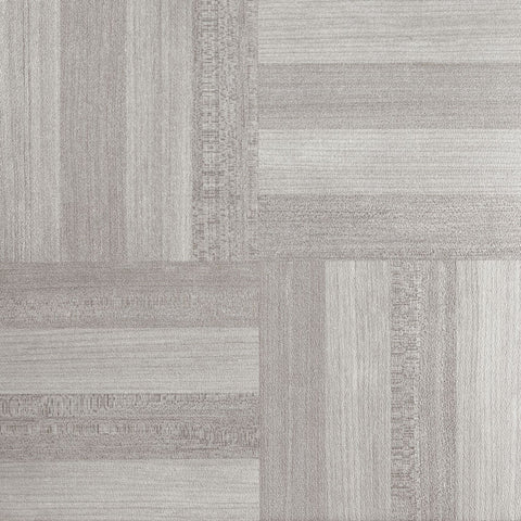 Traditional Elegance 5th Avenue Collection Ash Grey Wood 12x12 Self Adhesive Vinyl Floor Tile - 45 Tiles/45 sq. ft.