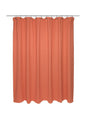 Park Avenue Deluxe Collection Park Avenue Deluxe Collection Extra Long Size 100% Cotton Chevron Weave Shower Curtain burnt coral.