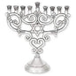 Ben&Jonah Star of David Aluminum Metal Menorah-Magen David…