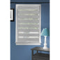 Traditional Elegance Cordless Sublime Sheer Double Layered  Shade 33x72 - Grey
