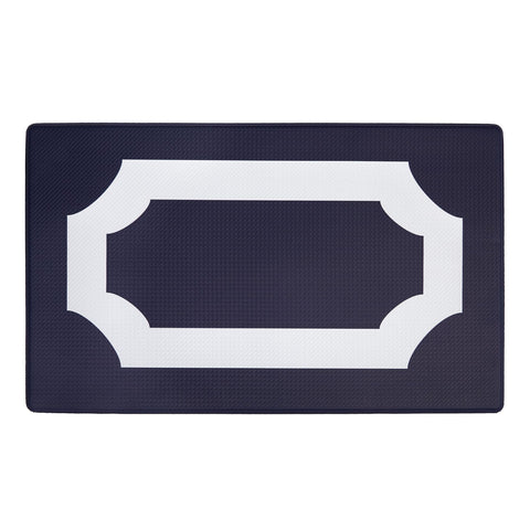 Traditional Elegance Anti Fatigue Mat 18in. x 30in. - Darcy Navy