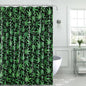 Royal Bath Novelty Mary Jane Marijuana Leaf PEVA Non-Toxic Shower Curtain (70" x 72") with Matching Roller Hooks