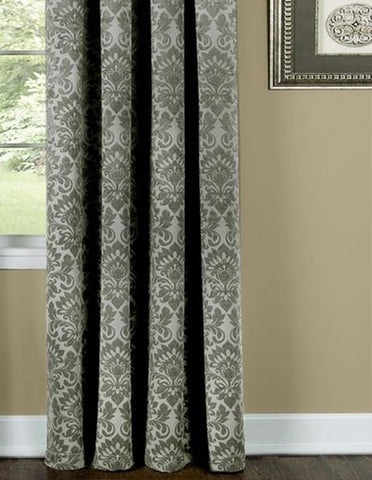 Traditional Elegance Sally Window Curtain Panel 52x84 - Sage