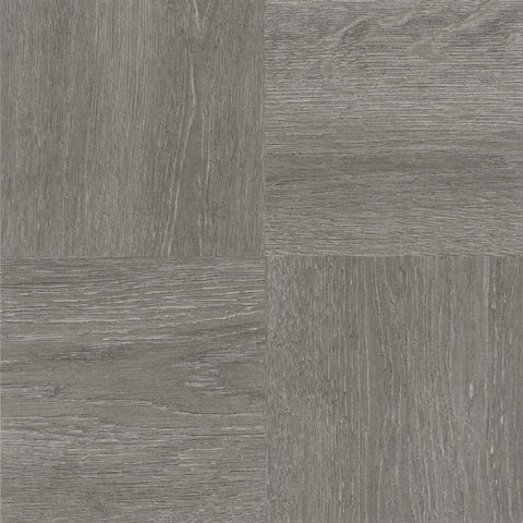 Traditional Elegance 5th Avenue Collection Charcoal Grey Wood 12x12 Self Adhesive Vinyl Floor Tile - 45 Tiles/45 sq. ft.