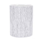 Royal Bath Rayas Grises Porcelain Wastebasket 10"H x 7.75"Dia