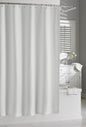 Royal Bath 100% Cotton White Palomitas Shower Curtain (72" x 72")