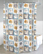 Royal Bath Cats with Glasses PEVA Non-Toxic Shower Curtain (70" x 72")