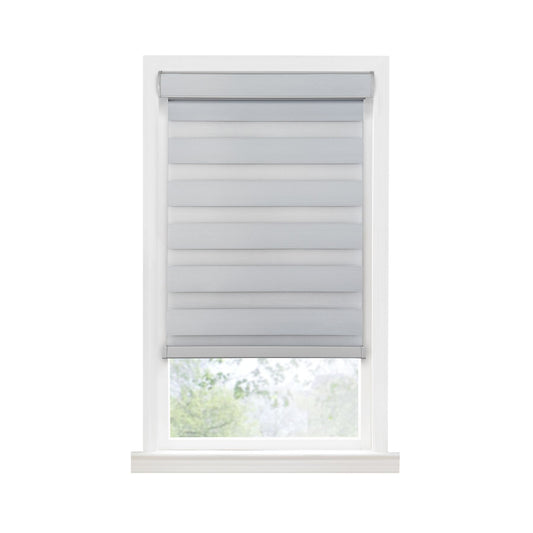 Traditional Elegance Cordless Sublime Room Darkening Double Layered Shade 39x72 - Oyster