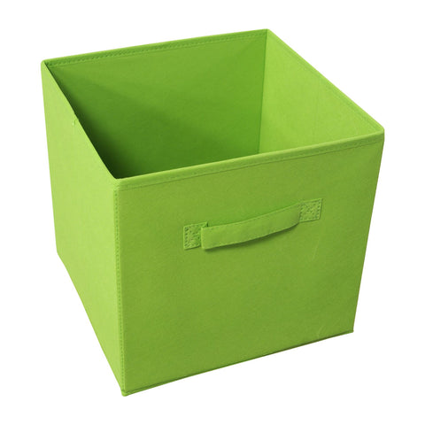 Traditional Elegance Collapsible Storage Bins - Green - 4 Bins Per Pack