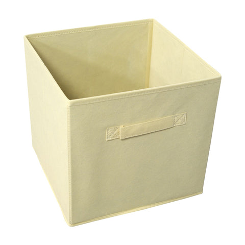 Traditional Elegance Collapsible Storage Bins - Tan - 4 Bins Per Pack