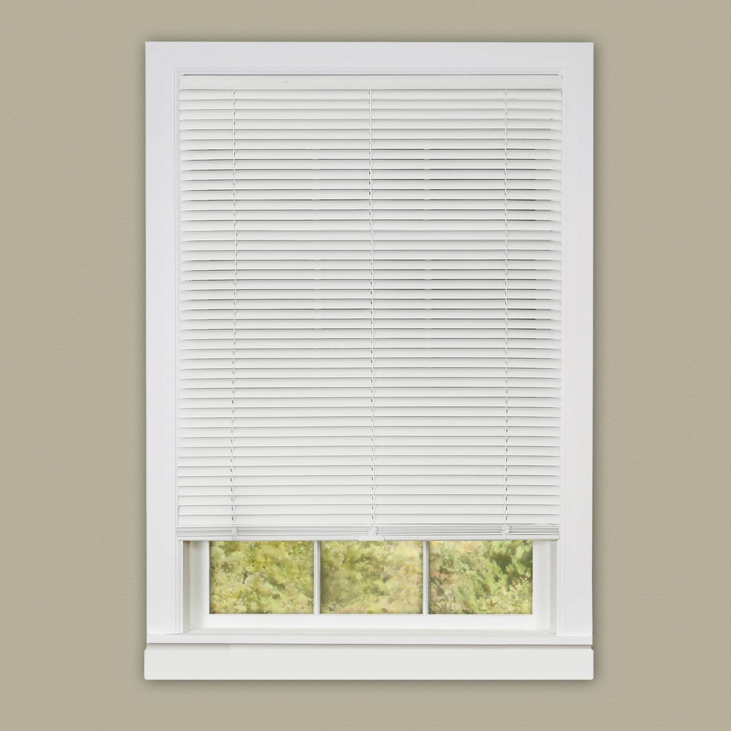 Traditional Elegance Cordless Anochecer Collection 1" Room Darkening Mini Blind 30x64  - White