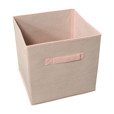 Traditional Elegance Collapsible Storage Bins - Rose Quartz - 4 Bins Per Pack