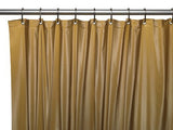 Royal Bath 3 Gauge Waterproof and Mildew Resistant Vinyl Shower Curtain Liner (70" x 72") with Magnets - Yellow